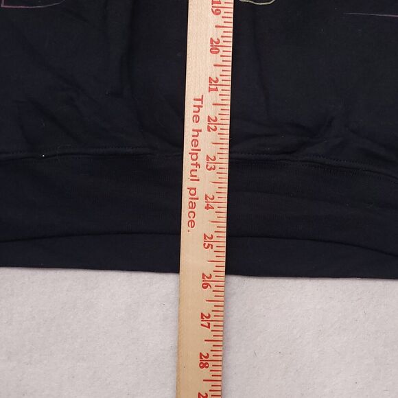 Rick & Morty Casual Long Sleeve Sweatshirt Mens Size Medium M Black Gildan - Picture 8 of 11